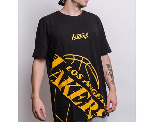 Triko New Era NBA Enlarged Logo Tee Los Angeles Lakers Black