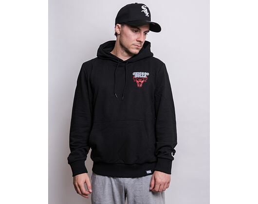 Mikina New Era NBA Neon Pull Over Hoody Chicago Bulls Black