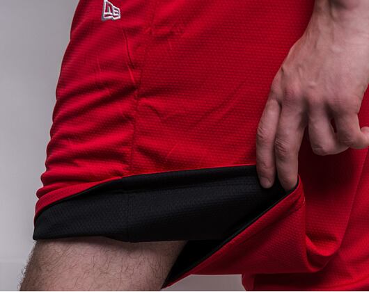 Oboustranné kraťasy New Era Reversible Shorts Black / Red