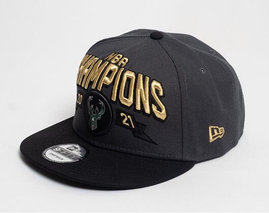 Kšiltovka New Era 9FIFTY NBA21 Champs Milwaukee Bucks