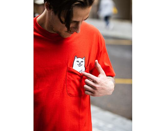 Triko RIP N DIP Lord Nermal Pocket Tee RND4984 Red