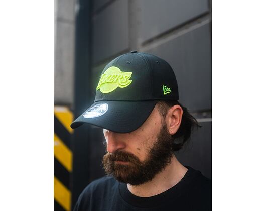 Kšiltovka New Era 9FORTY NBA Pop Logo Los Angeles Lakers Strapback Black