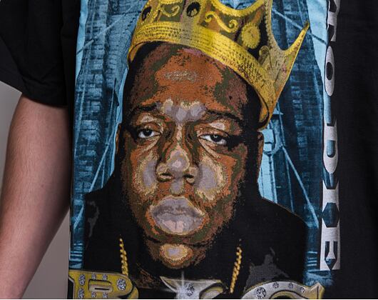 Triko Mister Tee Biggie Crown Oversize Tee Black