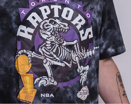 Triko Mitchell & Ness Champions Tie Dye Tee Toronto Raptors Black