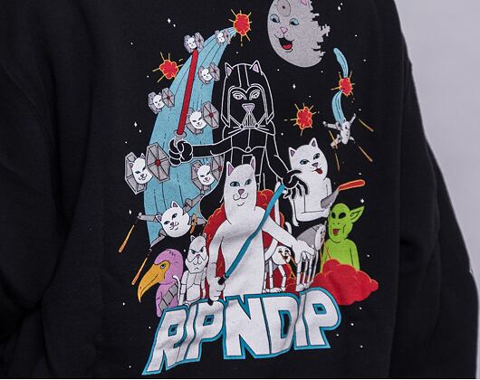 Mikina RIP N DIP Far Far Away Hoodie RND7044 Black