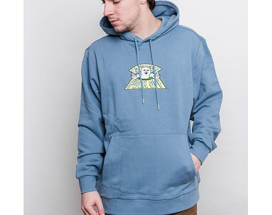 Mikina RIP N DIP Capitan Fuck Off Embroidered Hoodie RND7014 Slate