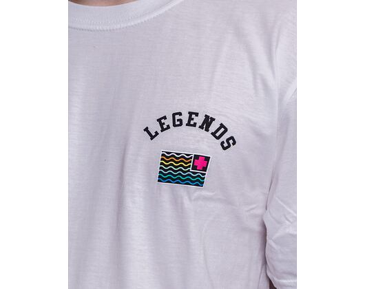 Triko Pink Dolphin LEGEND FLAG TEE PS12211LFWH WHITE