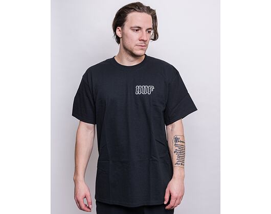 Triko HUF Barb Wire Classic H T-Shirt Black