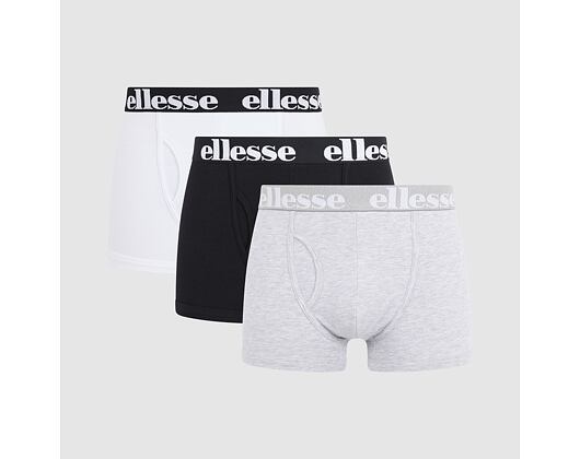 Boxerky Ellesse Hali 3Pk Boxers Black/Grey/White