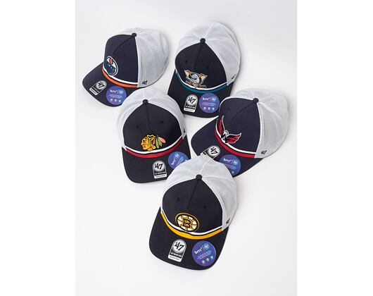 Kšiltovka 47 Brand Chicago Blackhawks Rockhill Mesh '47 MVP DP Black