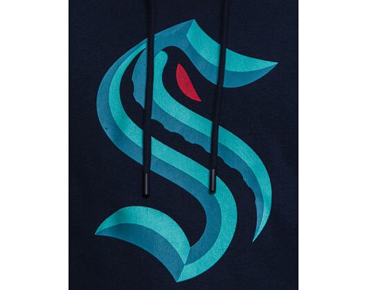 Mikina '47 Brand NHL Seattle Kraken Imprint Burnside Hood Fall Navy
