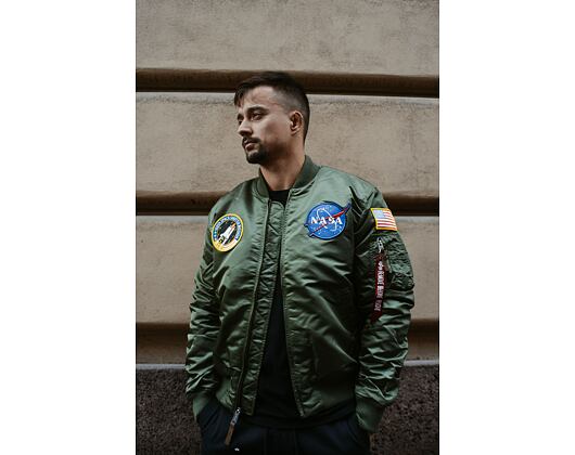 Bunda Alpha Industries MA-1 VF NASA Sage-Green