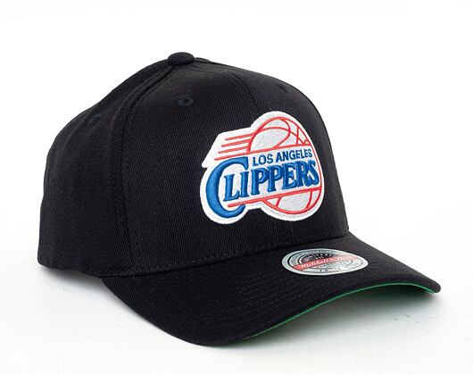 Kšiltovka Mitchell & Ness Los Angeles Clippers 50th Anniversary Patch 110 Snapback Black
