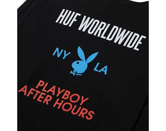 Triko s dlouhým rukávem HUF Playboy Bright Lights Longsleeve Black