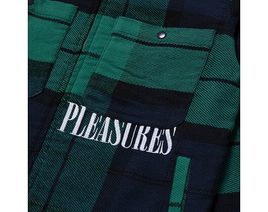 Bunda HUF × Pleasures Blackwatch Work Jacket Navy