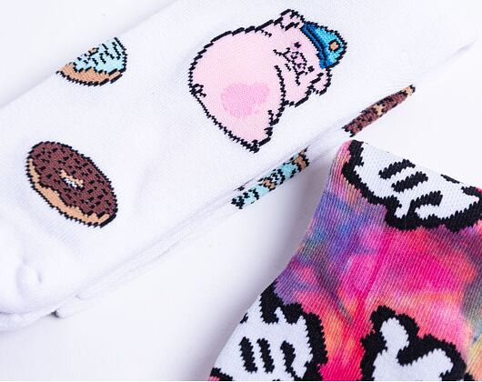 Ponožky HUF Feed Time Sock White