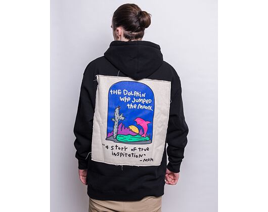Mikina Pink Dolphin PROMO HOODIE QS2116PBBL BLACK