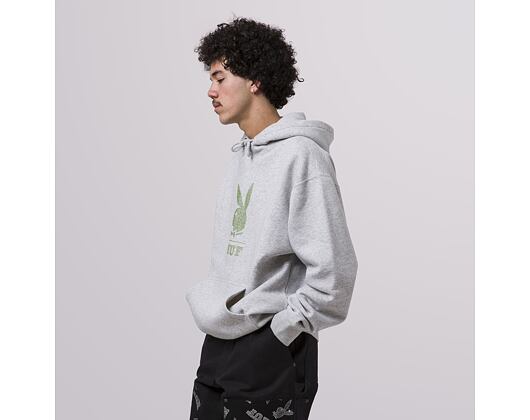 Mikina HUF Playboy Rhinestone Hoodie Grey Heather