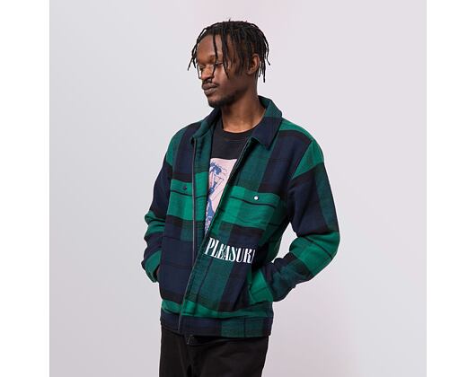 Bunda HUF × Pleasures Blackwatch Work Jacket Navy