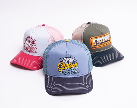 Kšiltovka Stetson Trucker Cap Air Land Sea 7751192 Blue