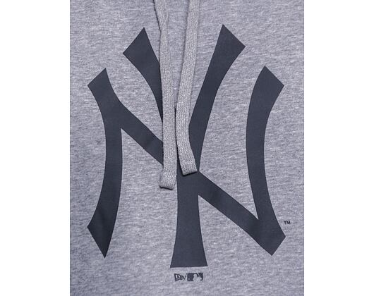 Mikina s kapucí New Era Essential MLB Team Logo Hoody New York Yankees Grey