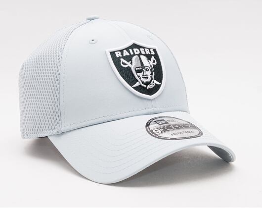 Kšiltovka New Era 9FORTY Arch Las Vegas Raiders Las Vegas Raiders Strapback Snow Gray