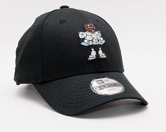 Dětská kšiltovka New Era 9FORTY Character Cyborg Strapback Black
