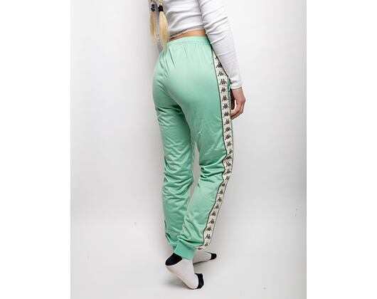 Dámské Tepláky Kappa 222 Banda Wrastoria Slim Green Sage - Beige - Green