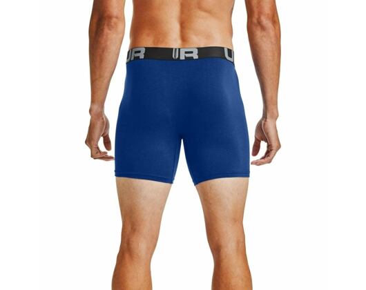 Pánské Trenýrky Under Armour Charged Cotton 6in 3 Pack - Black / Grey / Blue