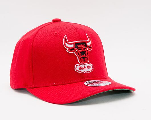 Kšiltovka Mitchell & Ness Team Ground 2.0 Stretch Snapback HWC Chicago Bulls Red