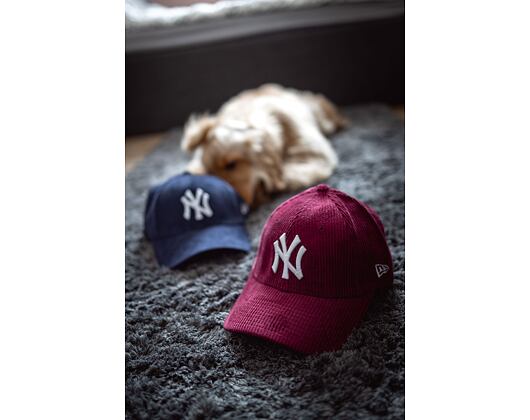 Dámská kšiltovka New Era 9FORTY Womens MLB Fashion Cord 9forty New York Yankees Plum