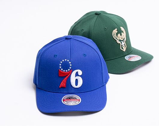 Kšiltovka Mitchell & Ness Team Ground 2.0 Stretch Snapback Philadelphia 76ers Blue