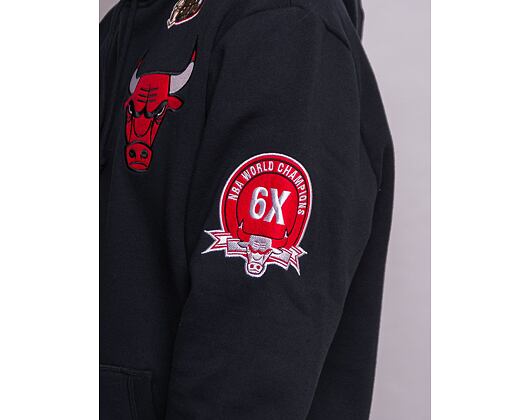 Mikina Mitchell & Ness Champ City Hoody Chicago Bulls Black