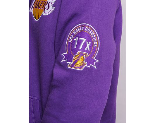Mikina Mitchell & Ness Champ City Hoody Los Angeles Lakers Purple