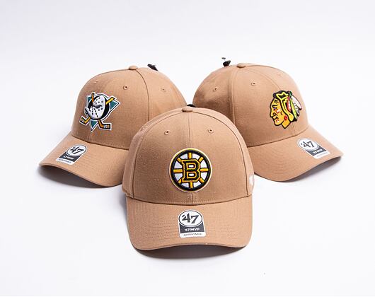 Kšiltovka Boston Bruins Snapback Camel MVP