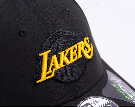 Kšiltovka New Era 9FORTY Black Base Snap Los Angeles Lakers Black / Yellow