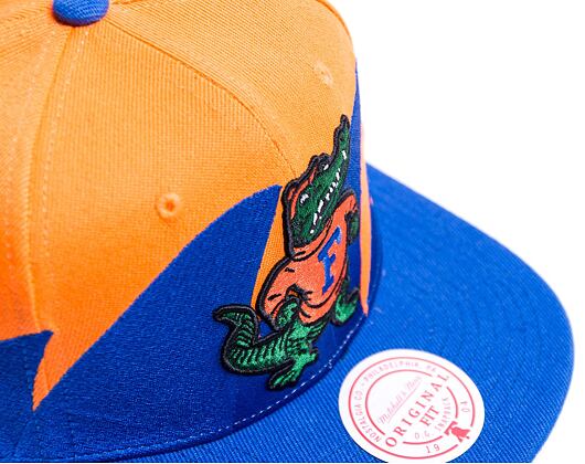 Kšiltovka Mitchell & Ness Sharktooth Snapback University Of Florida Orange/Royal