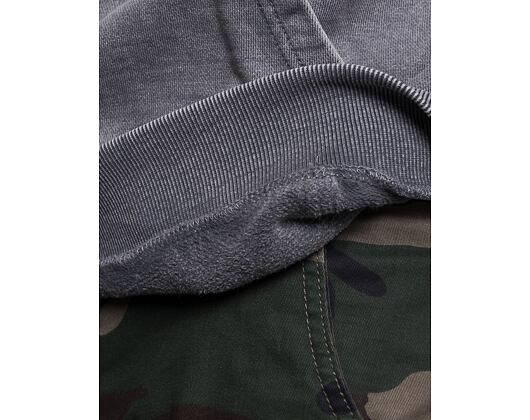 Mikina Karl Kani Small Signature OS Hoodie bleached grey
