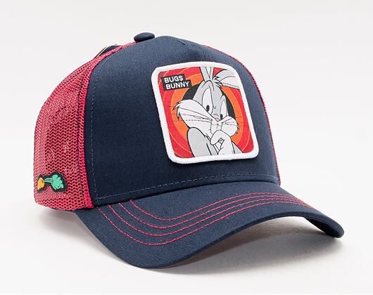 Kšiltovka Capslab - Trucker Looney Tunes - Bugs Bunny v.4 Trucker - Navy / Red