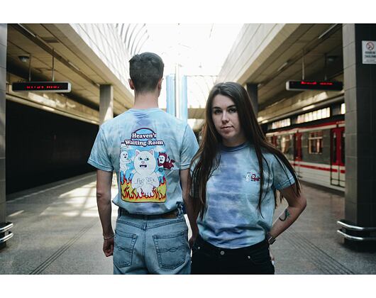 Triko Rip N Dip Limbo Tee Light Blue Split Dye RND9083