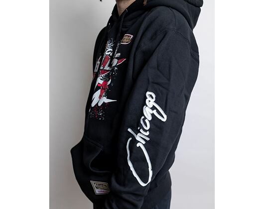 Mikina Mitchell & Ness Hyper Hoops Hoodie Chicago Bulls Black