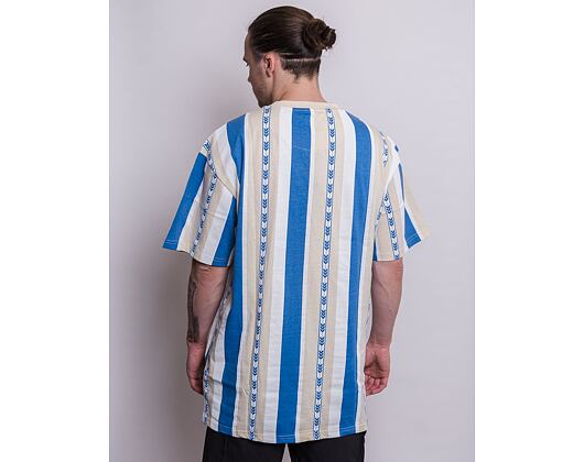 Triko Karl Kani Small Signature Stripe Tee blue