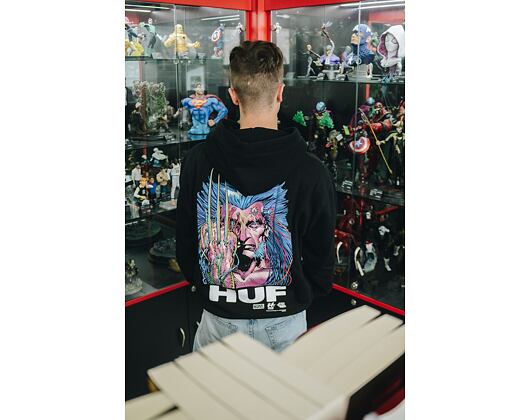 Mikina HUF x MARVEL Weapon X Hoodie Black