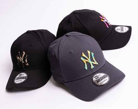 Kšiltovka New Era 9FORTY MLB Camo Infill New York Yankees Strapback Graphite