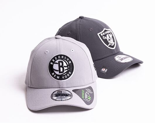 Kšiltovka New Era 9FORTY NBA Grayscale Brooklyn Nets Strapback Gray