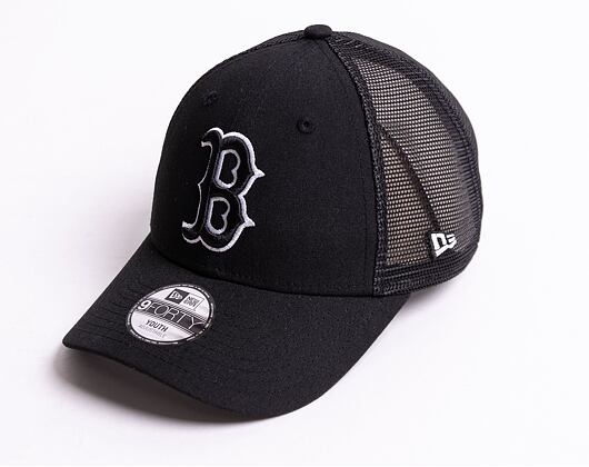 Kšiltovka New Era 9FORTY Trucker MLB Home Field Boston Red Sox Strapback Black