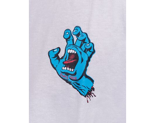 Triko Santa Cruz Screaming Hand Chest T-Shirt White