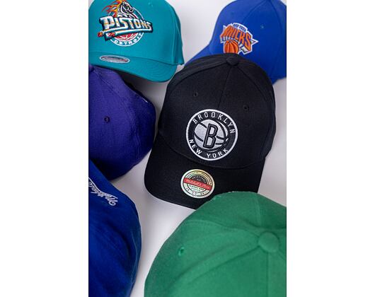 Kšiltovka Mitchell & Ness Team Ground 2.0 Stretch Snapback Brooklyn Nets Black