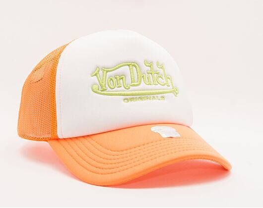 Kšiltovka Von Dutch Atlanta Trucker Foam White/Orange