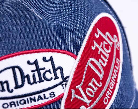 Kšiltovka Von Dutch Russel Trucker Denim Denim/Navy